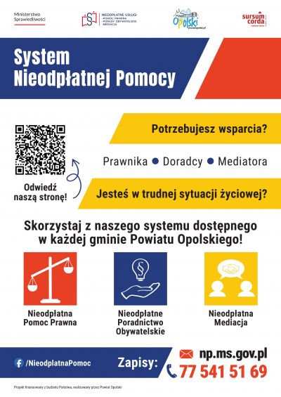 Nieodpłatna pomoc prawna w powiecie opolskim